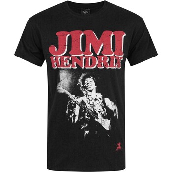 Vêtements Homme T-shirts manches longues Jimi Hendrix NS4102 Noir