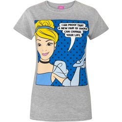 Vêtements Femme T-shirts manches courtes Disney  Gris