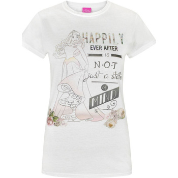 Vêtements Femme T-shirts manches courtes Disney  Blanc