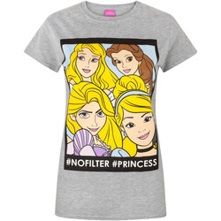 Vêtements Femme T-shirts manches courtes Disney  Gris