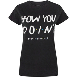 Vêtements Femme T-shirts manches courtes Friends  Noir