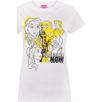 Vêtements Femme T-shirts manches longues Disney NS4278 Blanc