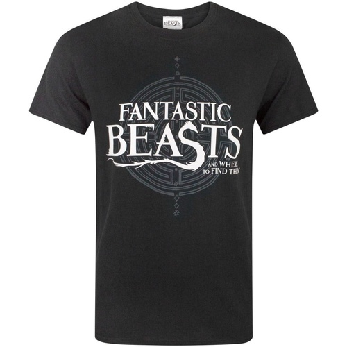 Vêtements Homme T-shirts manches longues Fantastic Beasts And Where To Fi NS4354 Noir