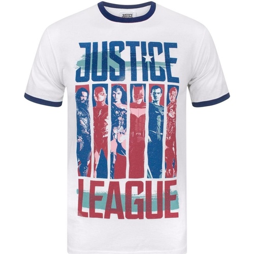 Vêtements Homme T-shirts manches longues Justice League NS4414 Blanc