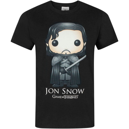 Vêtements Homme T-shirts manches longues Game Of Thrones Funko Noir