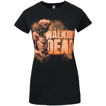 Vêtements Femme T-shirts manches longues The Walking Dead NS4578 Noir