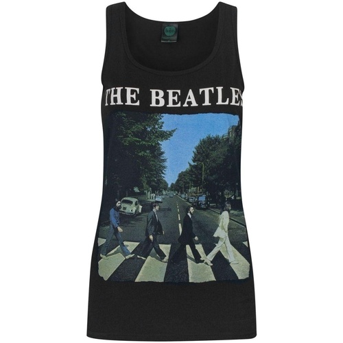Vêtements Femme Débardeurs / T-shirts sans manche The Beatles NS4605 Noir