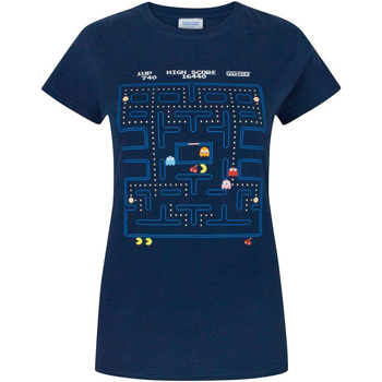 Vêtements Femme T-shirts manches longues Pac Man NS4611 Bleu