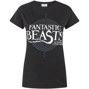 Vêtements Femme T-shirts manches longues Fantastic Beasts And Where To Fi NS4622 Noir