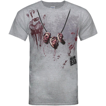 Vêtements Homme T-shirts manches longues The Walking Dead NS4799 Gris