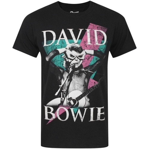 Vêtements Homme T-shirts manches longues David Bowie Thunder Noir