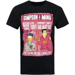 Vêtements Homme T-shirts manches longues The Simpsons Simpson & Ming Noir