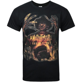 Vêtements Homme T-shirts manches longues Nightmare On Elm Street NS4970 Noir