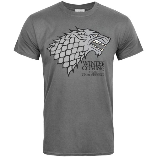 Vêtements Homme T-shirts manches longues T-shirt met logodetail in paars NS5016 Gris