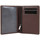 Sacs Homme Pochettes / Sacoches Patrick Blanc Mini portefeuille extra-plat  CX - Cuir Chocolat Multicolore