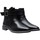 Chaussures Femme Boots Les Tropéziennes par M Belarbi Bottine Cuir Par M.Belarbi Zephir Noir