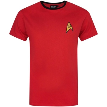 Vêtements Homme T-shirts manches longues Star Trek Security And Operations Uniform Rouge