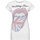 Vêtements Femme T-shirts manches longues Amplified UK Diamante Lick Blanc