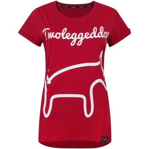 Vêtements Femme T-shirts manches longues Two Legged Dog NS5643 Rouge
