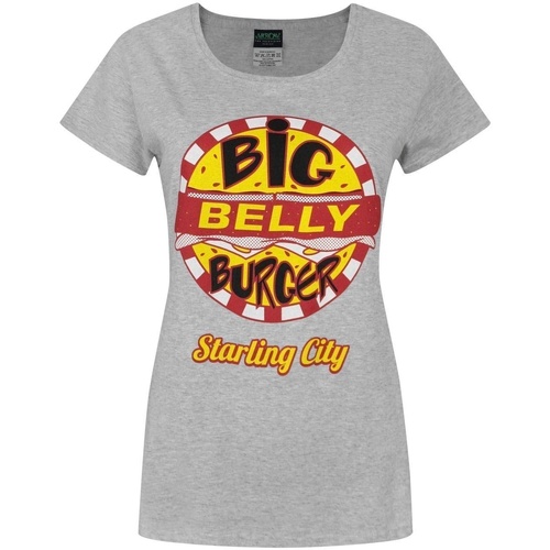 Vêtements Femme T-shirts manches longues Arrow Big Belly Burger Gris