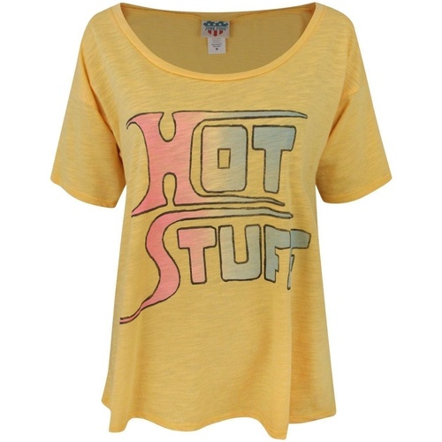 Vêtements Femme T-shirts manches longues Junk Food Hot Stuff Multicolore
