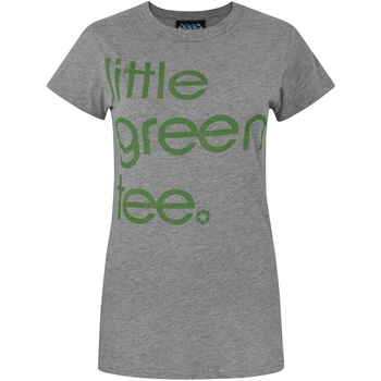 Vêtements Femme T-shirts manches longues Junk Food Little Green Tee Gris