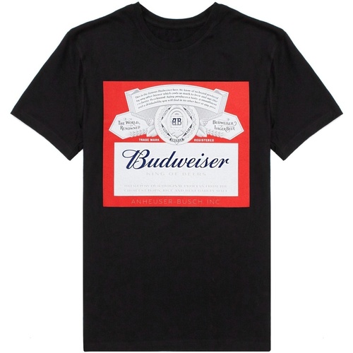Vêtements Homme T-shirts manches longues Budweiser NS5966 Noir