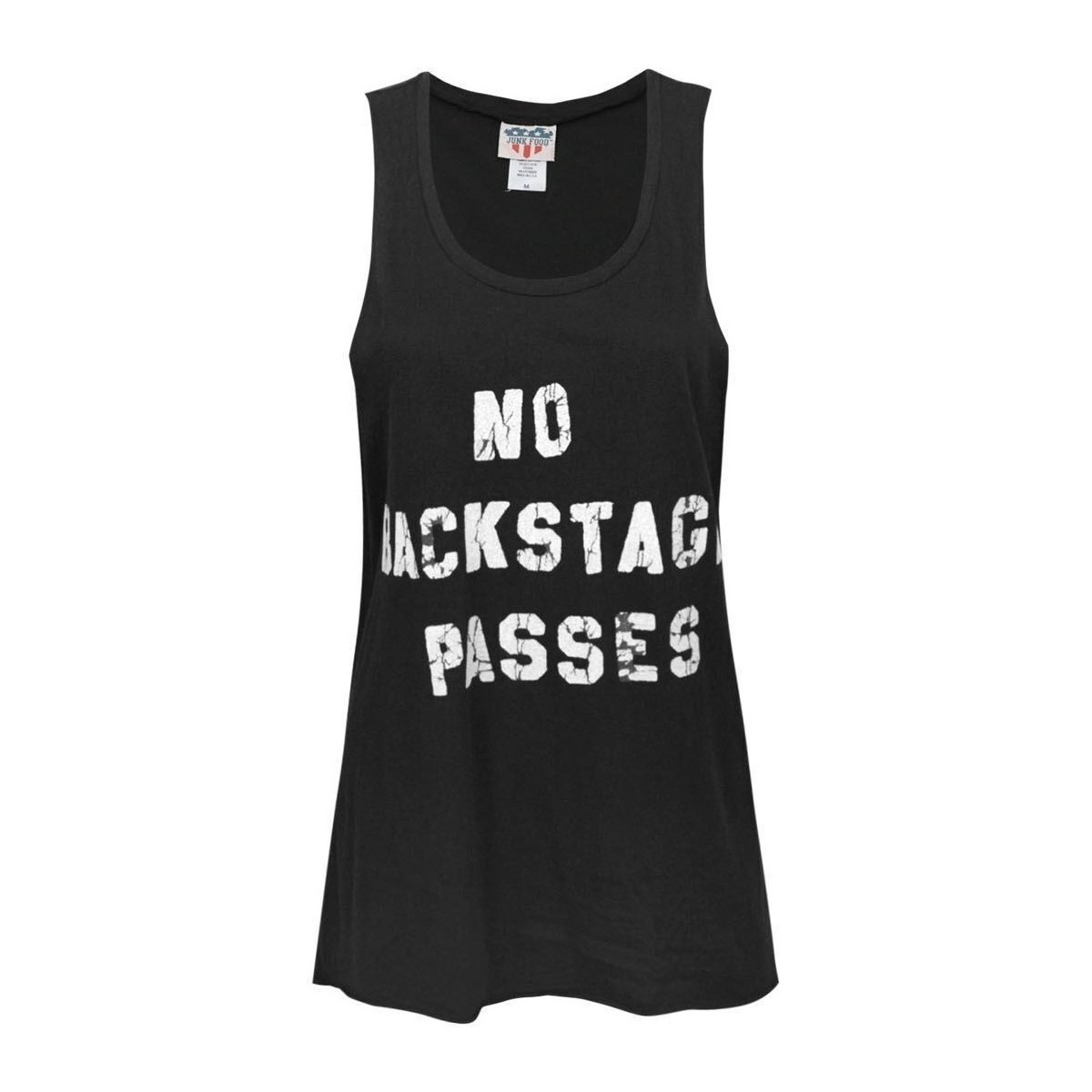 Vêtements Femme Débardeurs / T-shirts sans manche Junk Food No Backstage Passes Noir