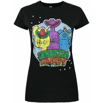 Vêtements Femme T-shirts manches longues Monster Munch NS6292 Noir