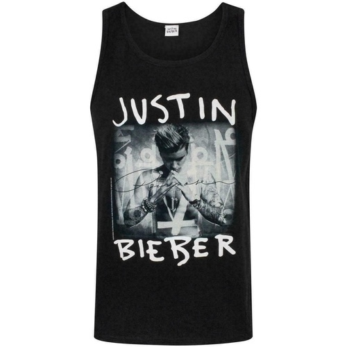Vêtements Homme Débardeurs / T-shirts sans manche Justin Bieber Purpose Noir