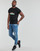 Vêtements T-shirts manches courtes Yurban FRIENDS PEDRIO Noir