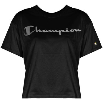 Vêtements Femme T-shirts manches courtes Champion  Noir