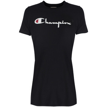Vêtements Femme T-shirts manches courtes Champion 110045 Noir
