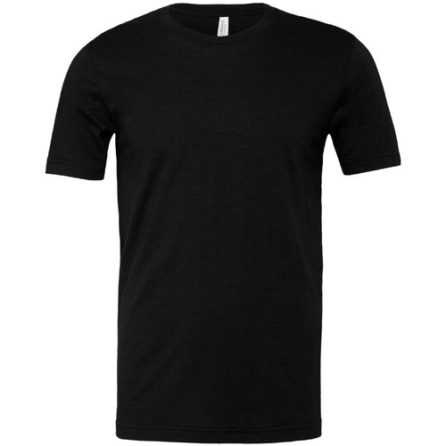 Vêtements T-shirts manches longues Bella + Canvas CVC3001 Noir