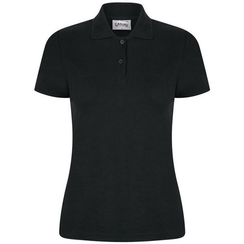 Vêtements Femme T-shirts & Polos Casual Classics AB254 Noir
