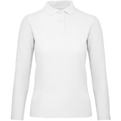 Vêtements Femme Polos manches longues B And C ID.001 Blanc