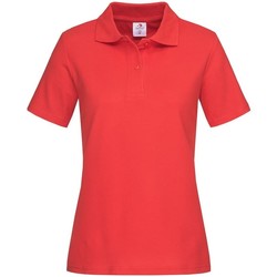 Vêtements Femme Round Hem Striped Shirt Stedman AB283 Rouge