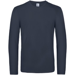 Vêtements Homme T-shirts manches longues B And C TU07T Bleu marine
