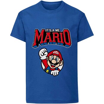 Vêtements Enfant T-shirts manches courtes Super Mario  Bleu