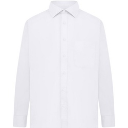 Vêtements Homme Chemises manches longues Absolute Apparel AB117 Blanc
