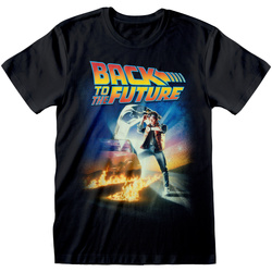 Vêtements T-shirts manches courtes Back To The Future  Noir