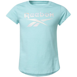 Vêtements Fille T-shirts manches courtes Reebok Sport HB73646RGI Turquoise