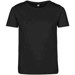 Vêtements Fille T-shirts manches courtes Build Your Brand BY115 Noir