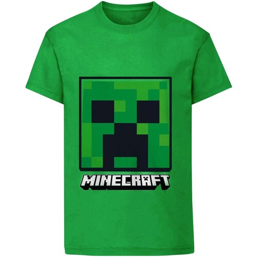 Vêtements Enfant T-shirts manches courtes Minecraft  Vert