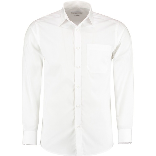 Vêtements Homme Chemises manches longues Kustom Kit KK142 Blanc