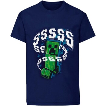 Vêtements Enfant T-shirts manches courtes Minecraft  Bleu