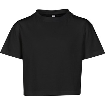 Vêtements Fille T-shirts manches longues Build Your Brand BY114 Noir