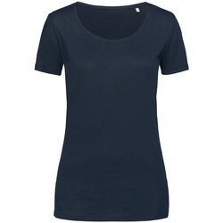 Vêtements Femme T-shirts Hals manches courtes Stedman Stars  Bleu