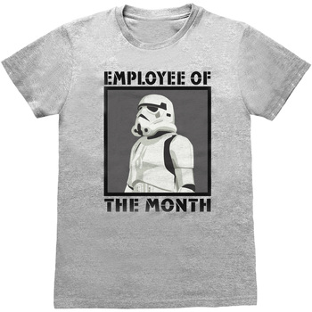 Vêtements T-shirts manches longues Disney Employee Of The Month Gris