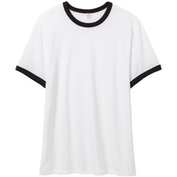 Vêtements Homme T-shirts manches courtes Alternative Apparel AT013 Blanc / noir